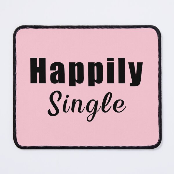 Item preview, Minimalistic Typography Quote "Happily Single" designed and sold by IftinDesigns.