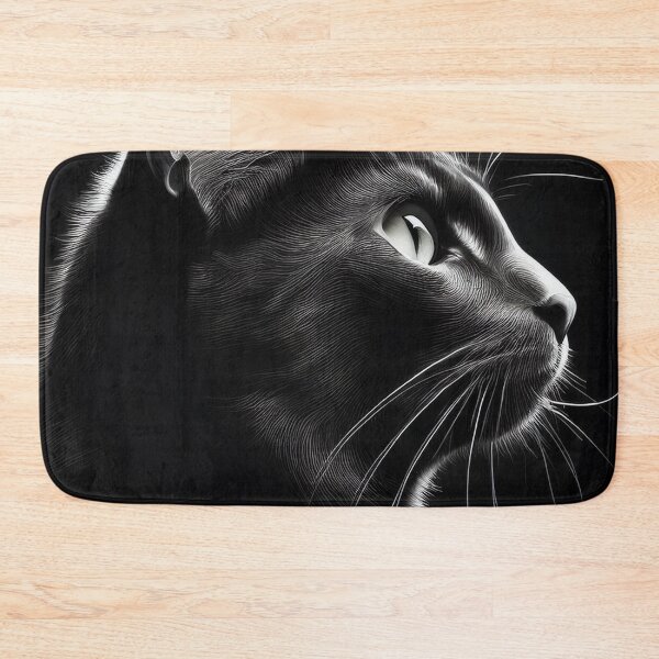 Item preview, Beautiful silhouette of a black cat designed and sold by Photopat.