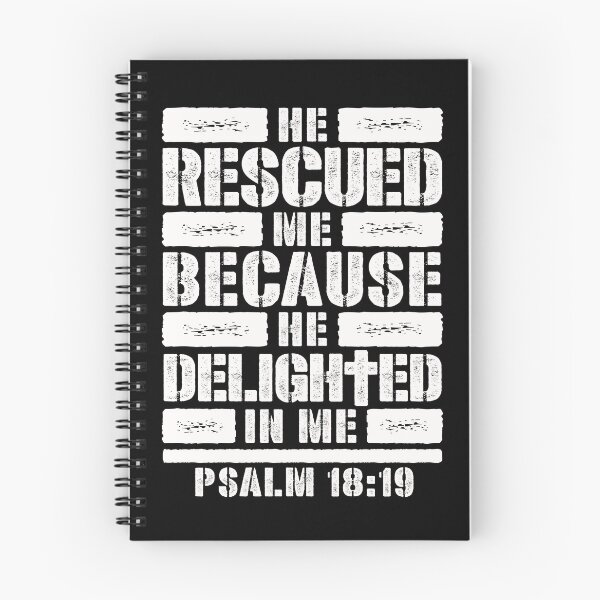 Item preview, Psalm 18:19 He Rescued Me Because He Delighted In Me designed and sold by plushism.