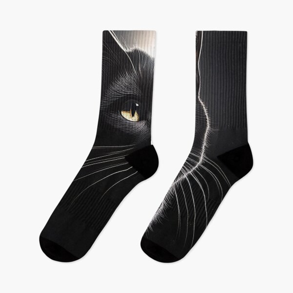 Artikelvorschau, Schöne schwarze Katze mit Hintergrundbeleuchtung entworfen und verkauft von Photopat.