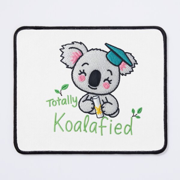 Item preview, Totally Koalafied Funny Koala Embroidery designed and sold by svarupa.