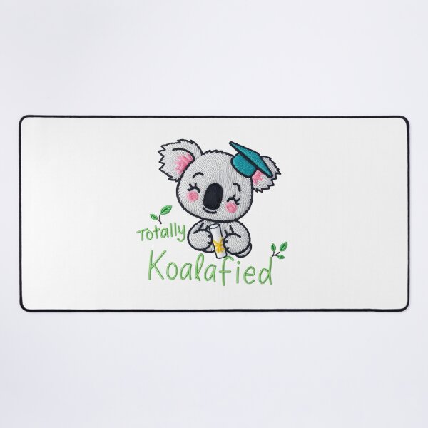 Item preview, Totally Koalafied Funny Koala Embroidery designed and sold by svarupa.