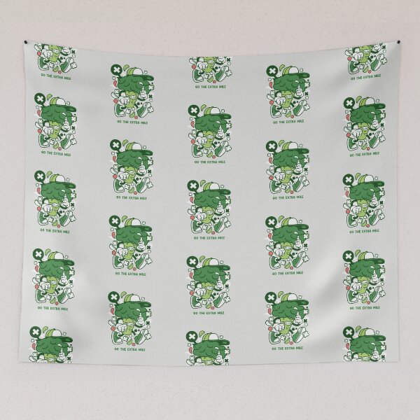 Item preview, Broccoli Running In Marathon designed and sold by Fanverse Merchandise.