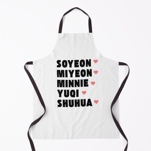 Item preview, (G)I-DLE with Member Names Kpop Group Design designed and sold by AJUNICE STUDIO.