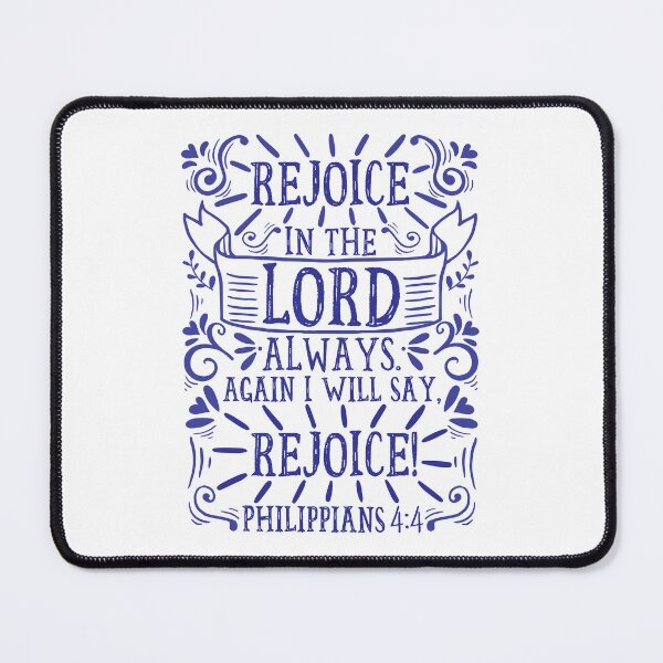 Item preview, Philippians 4:4 Rejoice In The Lord Always designed and sold by plushism.