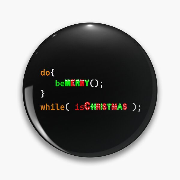Artikelvorschau, Frohe Weihnachten, do While-Schleife (Programmierdesign) entworfen und verkauft von Red Jacket Technologies.