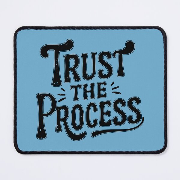 Item preview, Trust The Process Retro Positive Quote designed and sold by NosandEdgy.