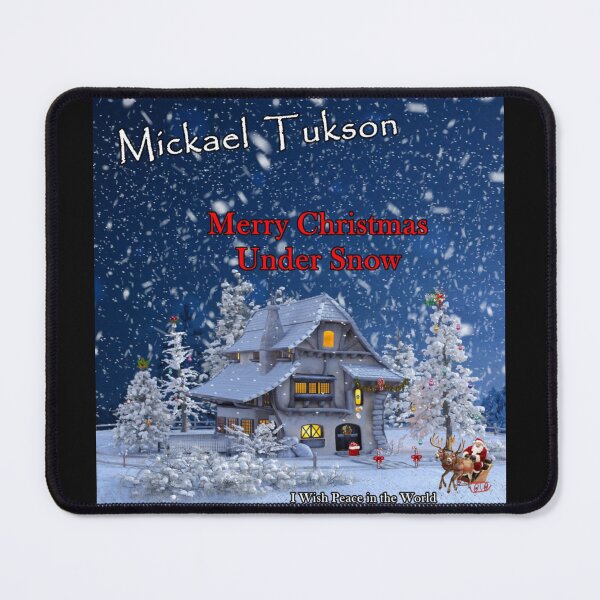 Item preview, Merry Christmas Under Snow square format  designed and sold by MickaelTukson.