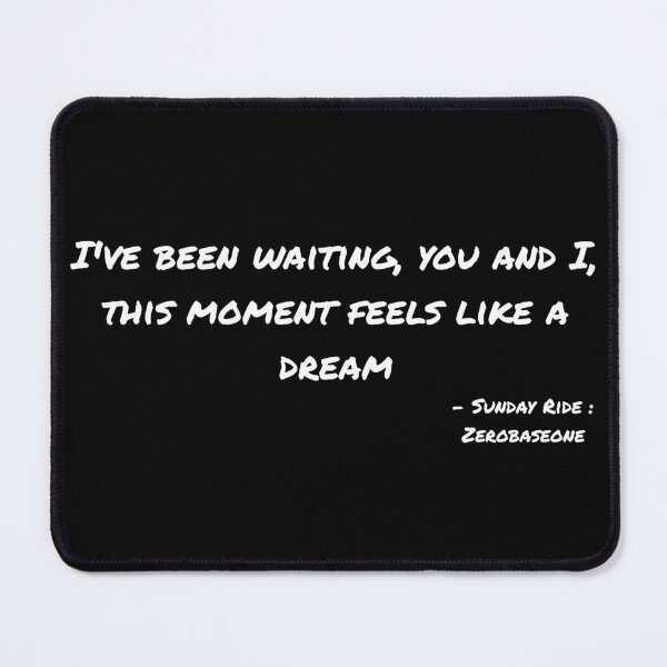 Item preview, Sunday Ride By Zerobaseone Lyrics designed and sold by ArtRaftPro.