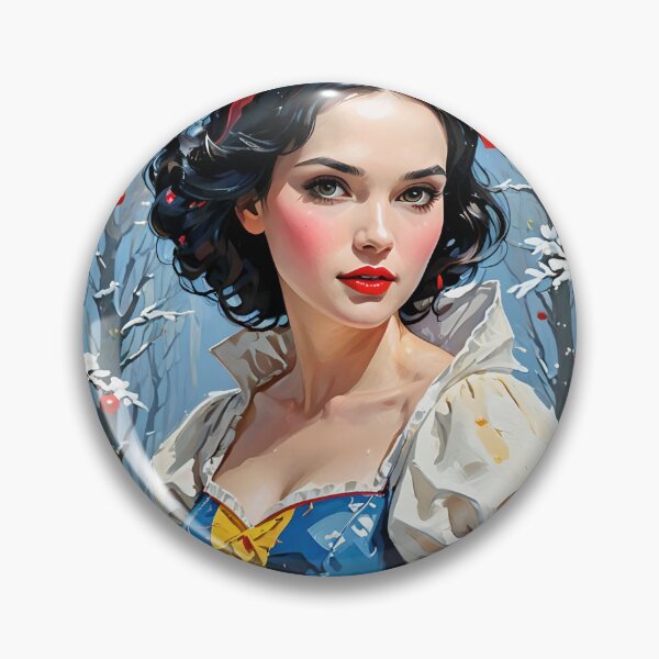 Item preview, Snow White - Classic Fairytale Princess in Enchanted Snowy Forest Scene designed and sold by ShamanIwoArt.
