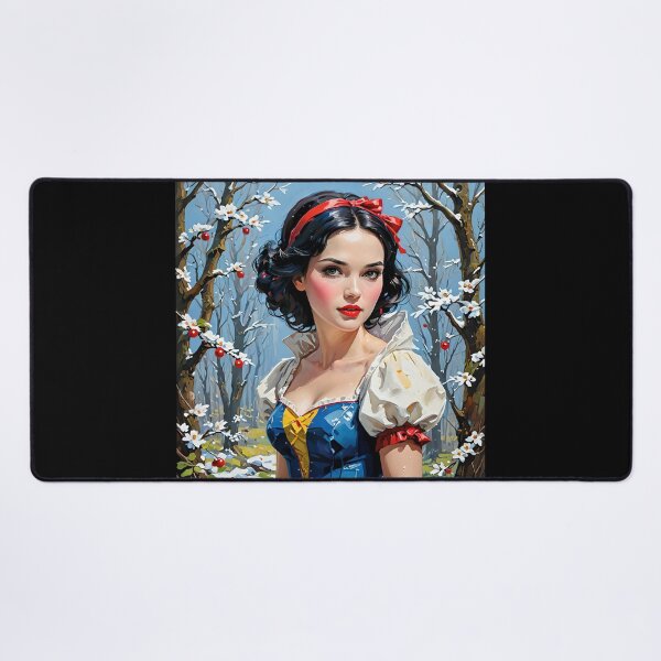 Item preview, Snow White - Classic Fairytale Princess in Enchanted Snowy Forest Scene designed and sold by ShamanIwoArt.