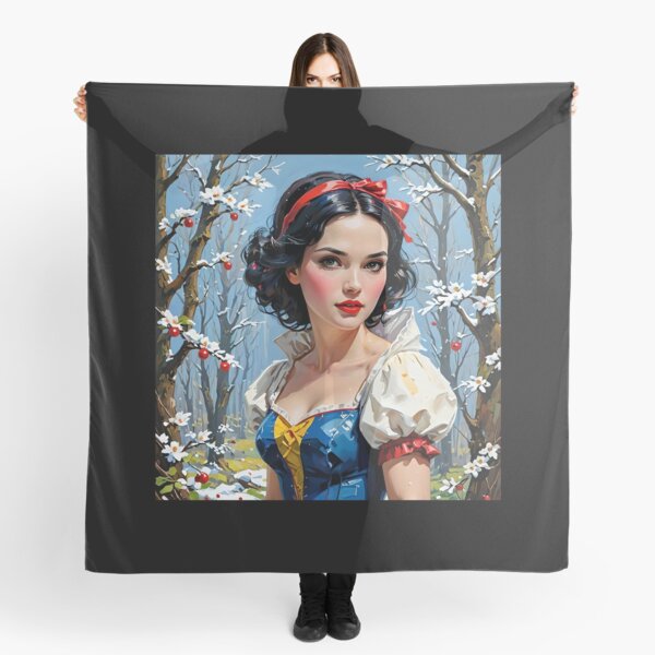 Item preview, Snow White - Classic Fairytale Princess in Enchanted Snowy Forest Scene designed and sold by ShamanIwoArt.
