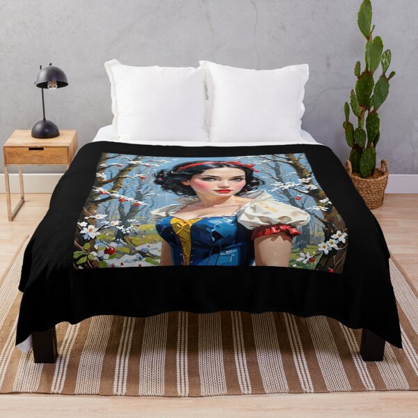 Item preview, Snow White - Classic Fairytale Princess in Enchanted Snowy Forest Scene designed and sold by ShamanIwoArt.