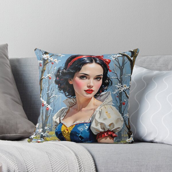 Item preview, Snow White - Classic Fairytale Princess in Enchanted Snowy Forest Scene designed and sold by ShamanIwoArt.