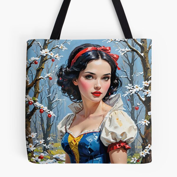 Item preview, Snow White - Classic Fairytale Princess in Enchanted Snowy Forest Scene designed and sold by ShamanIwoArt.