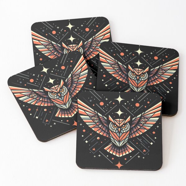 Item preview, Geometric Owl designed and sold by Hiddenverse.