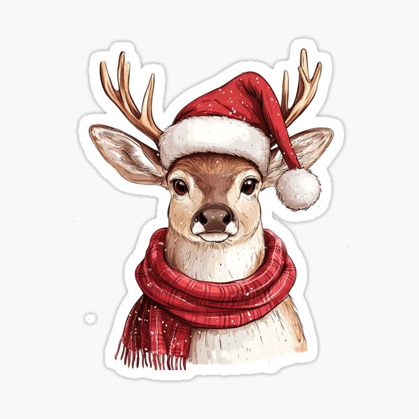 Item preview, Copy of Charming Reindeer for Festive Adventures designed and sold by GraphicTrail.