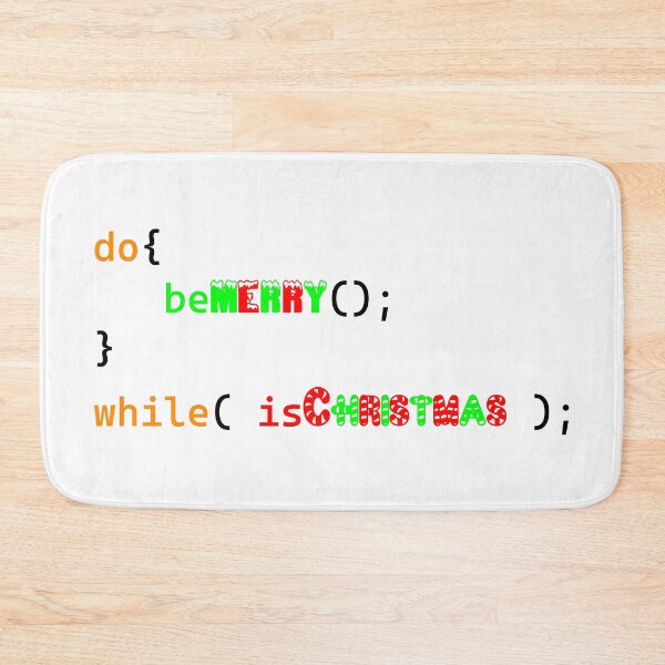 Item preview, Merry Christmas Do While Loop ( Programming Design ) designed and sold by Red Jacket Technologies.