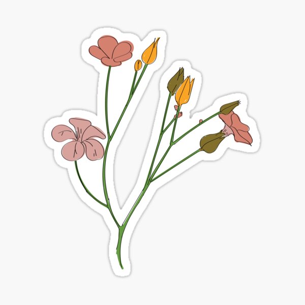flower garden  Sticker for Sale by jordansaufley
