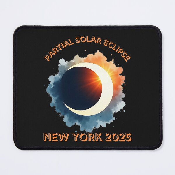 Item preview, Partial Solar Eclipse New York In 2025 designed and sold by elynne9.
