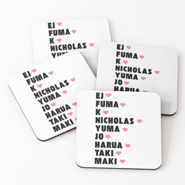 Item preview, &TEAM with Member Names Kpop Group Design  designed and sold by AJUNICE STUDIO.