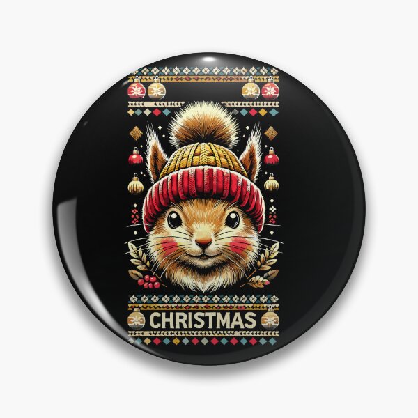 Item preview, Festive Squirrel Christmas Cheer designed and sold by LuminOrb.