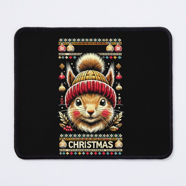 Item preview, Festive Squirrel Christmas Cheer designed and sold by LuminOrb.