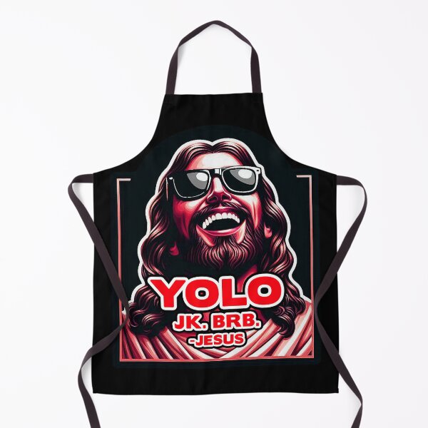 Item preview, YOLO JK BRB Jesus designed and sold by plushism.
