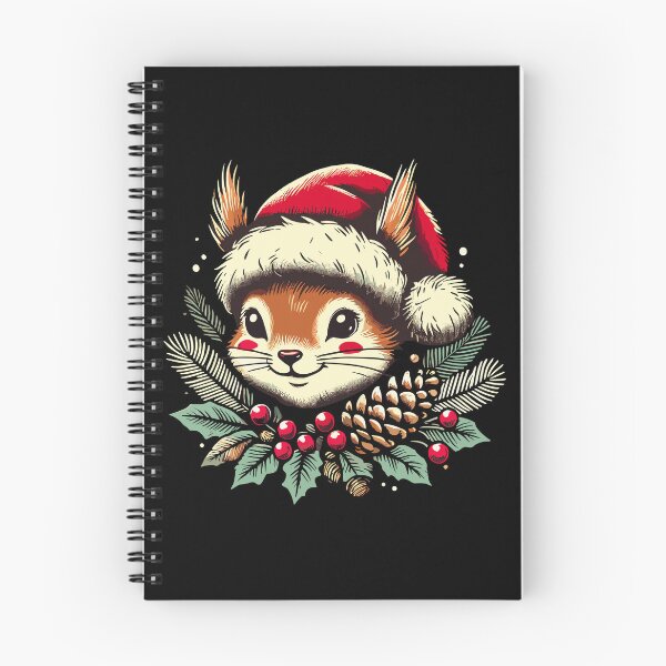 Item preview, Vintage christmas Design cute squirrel designed and sold by LuminOrb.
