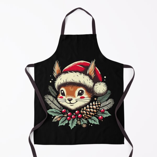 Item preview, Vintage christmas Design cute squirrel designed and sold by LuminOrb.