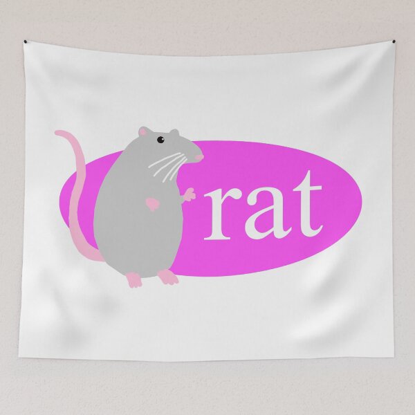Item preview, rat (pink) designed and sold by edajylix.