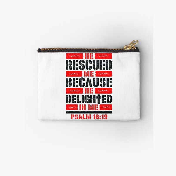Item preview, Psalm 18:19 He Rescued Me Because He Delighted In Me designed and sold by plushism.
