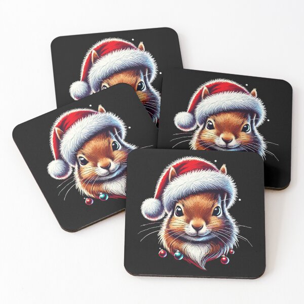Item preview, Christmas Squirrel With Hat designed and sold by LuminOrb.