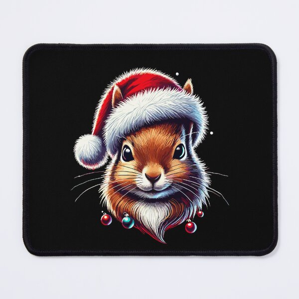 Item preview, Christmas Squirrel With Hat designed and sold by LuminOrb.