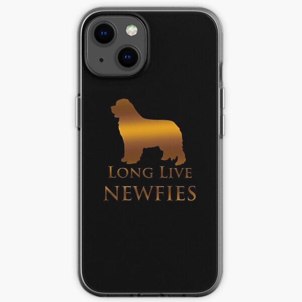 Long Live Newfies - In Gold iPhone Soft Case