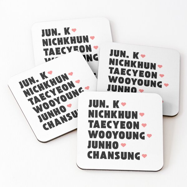 Item preview, 2PM with Member Names Kpop Group Design  designed and sold by AJUNICE STUDIO.