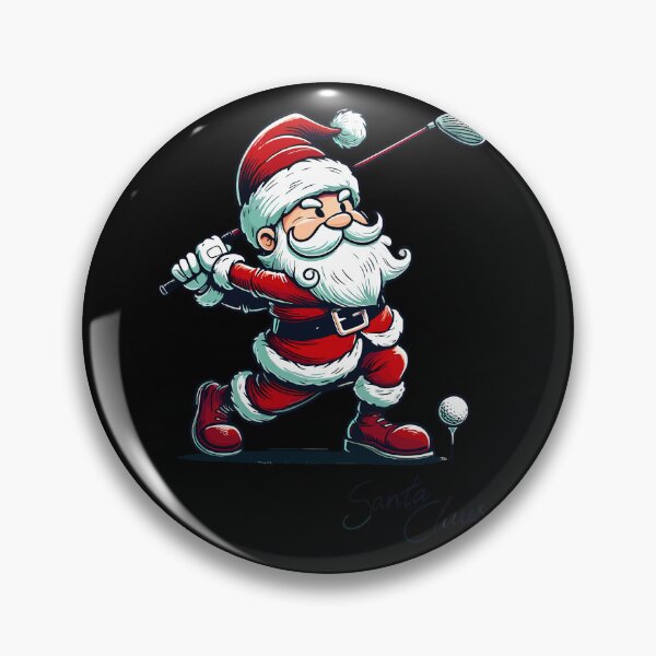 Item preview, Santa Claus Golf Swing Christmas Fun designed and sold by LuminOrb.