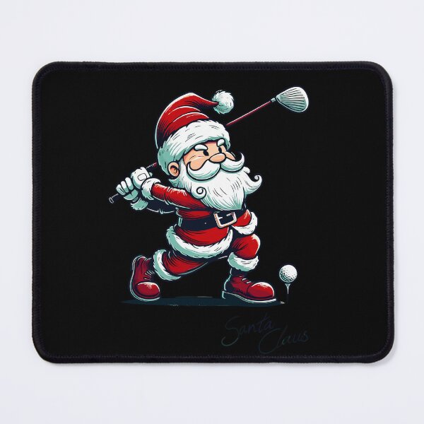 Item preview, Santa Claus Golf Swing Christmas Fun designed and sold by LuminOrb.
