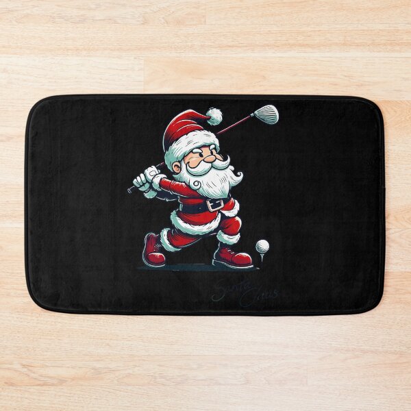 Item preview, Santa Claus Golf Swing Christmas Fun designed and sold by LuminOrb.
