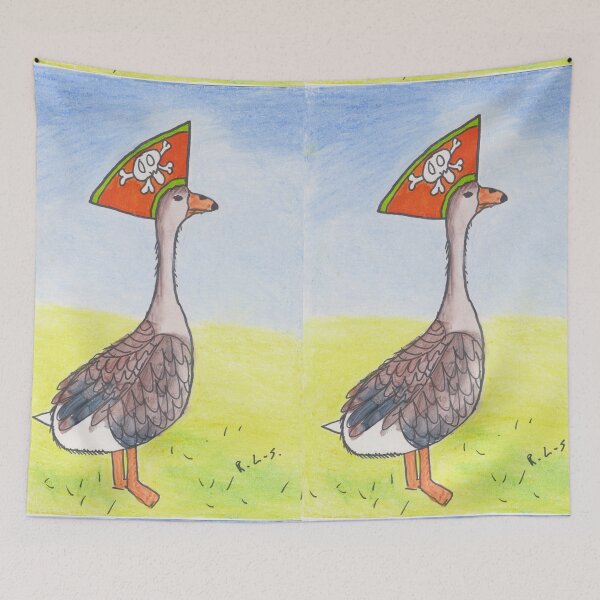 Item preview, Pirate Goose designed and sold by ArtistRebeccaLS.