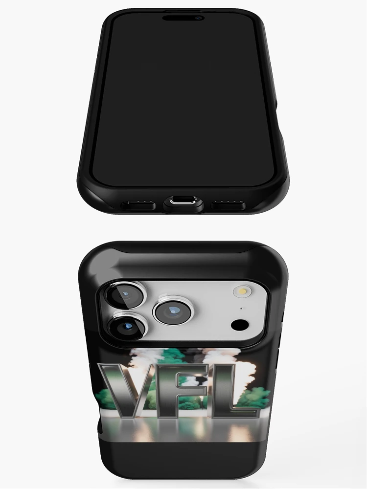 Thumbnail 3 of 4, iPhone Case, VfL Design Metallic Pyro designed and sold by Faszination Niederrhein.