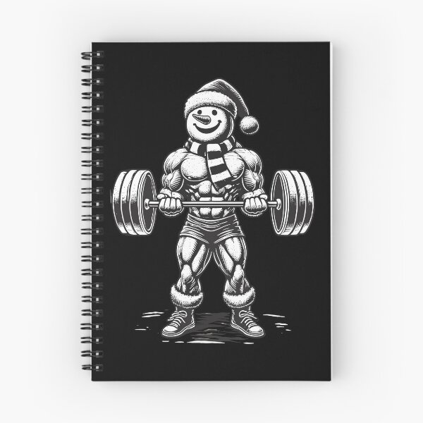 Item preview, Strong Snowman Weightlifting Christmas designed and sold by LuminOrb.