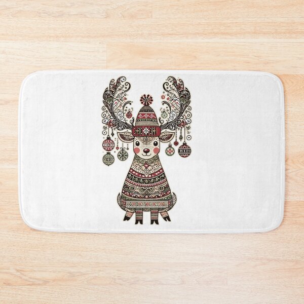 Item preview, Vintage Cottagecore Weihnachten Reindeer Joy designed and sold by LuminOrb.