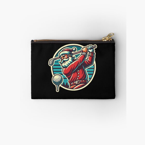 Item preview, Golfing Santa Claus Christmas Fun designed and sold by LuminOrb.