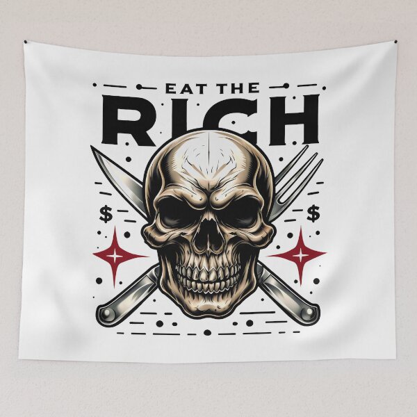 Item preview, Eat the Rich: Symbols of Mortality and Power designed and sold by SplashTastic.