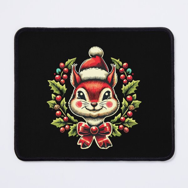 Item preview, Happy Squirrel Christmas Festive designed and sold by LuminOrb.