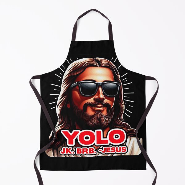 Item preview, YOLO JK BRB Jesus designed and sold by plushism.