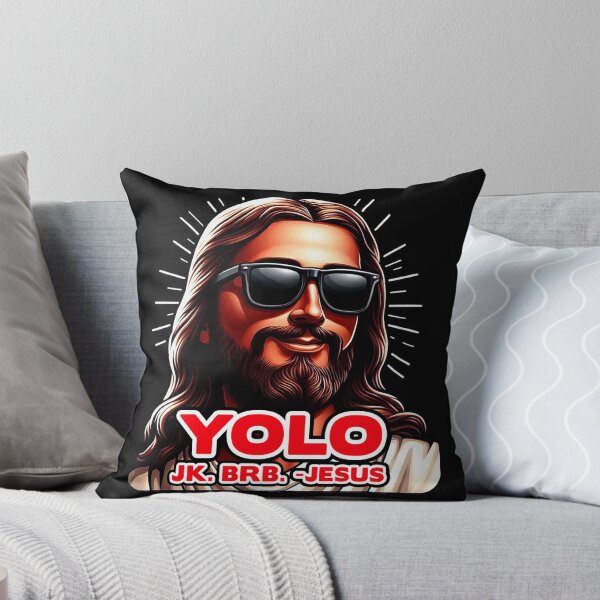 Item preview, YOLO JK BRB Jesus designed and sold by plushism.
