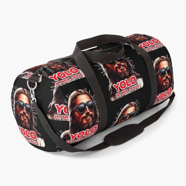 Item preview, YOLO JK BRB Jesus designed and sold by plushism.