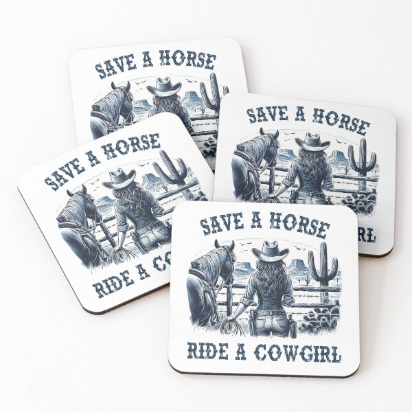 Item preview, Save a horse Ride a Cowgirl designed and sold by Marybble.